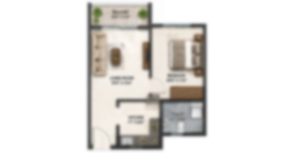 Balaji Jindal Skyline 30 Kitchen Floor Plan
